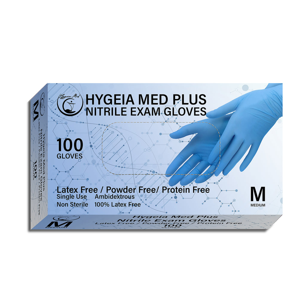 Hygeia Med Plus Nitrile Exam Gloves 100/box