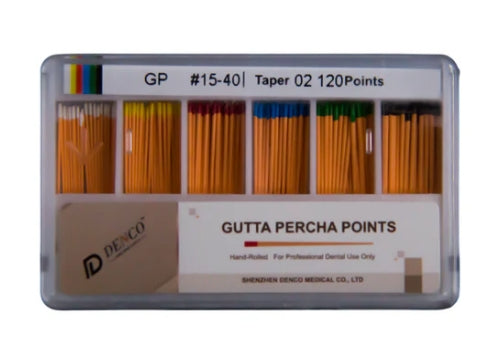 Gutta Percha Points Taper 02, 04 and 06