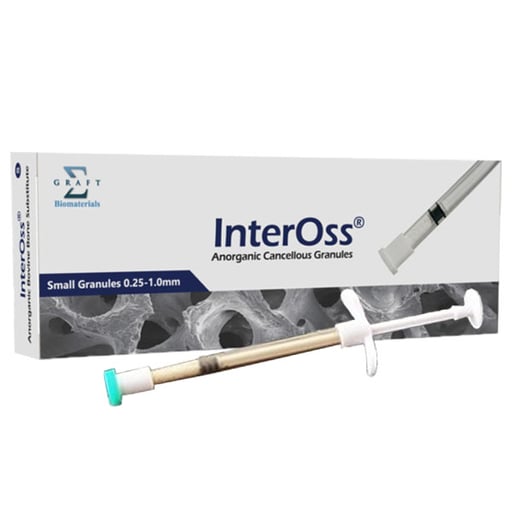 SigmaGraft InterOss Anorganic Cancellous Large Granules Syringe 1.0 - 2.0mm 0.50cc