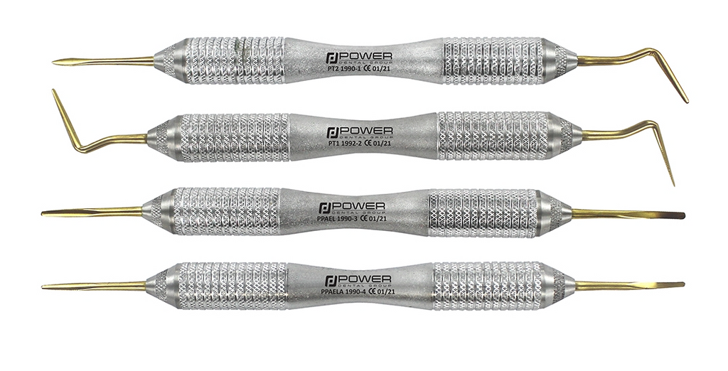 Power Flex Titanium Periotome, Set of 4
