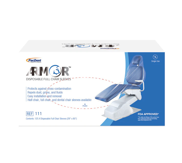 Disposable half chair sleeves, 27 1/2