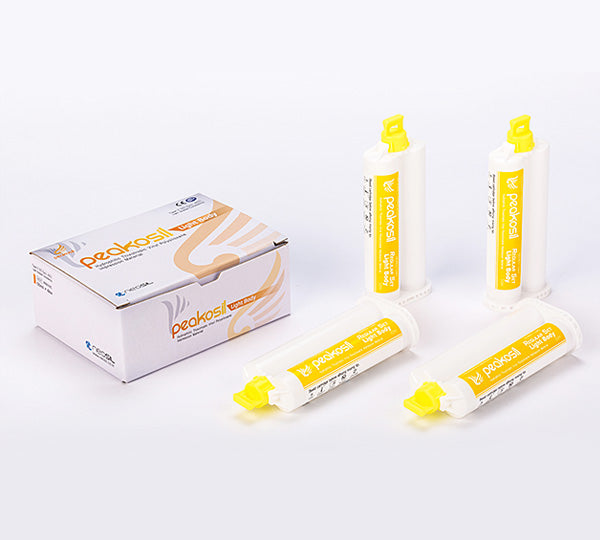 PEAKOSIL Light Body  Set 4 - 50 ml Cartridges. VPS Impression
