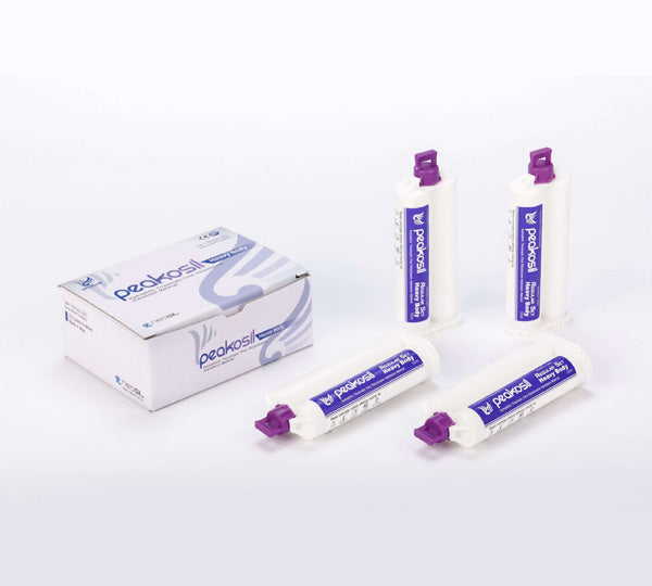 PEAKOSIL Heavy Body Set 4 - 50 ml Cartridges. VPS Impression