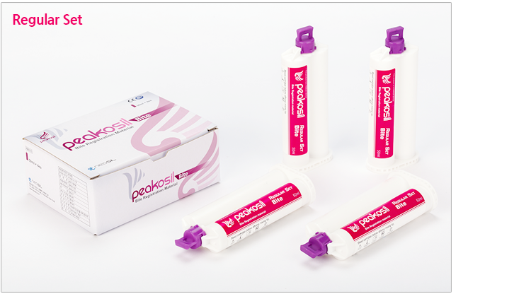 PEAKOSIL Bite Registration Set 4 - 50 ml Cartridges. VPS Impression