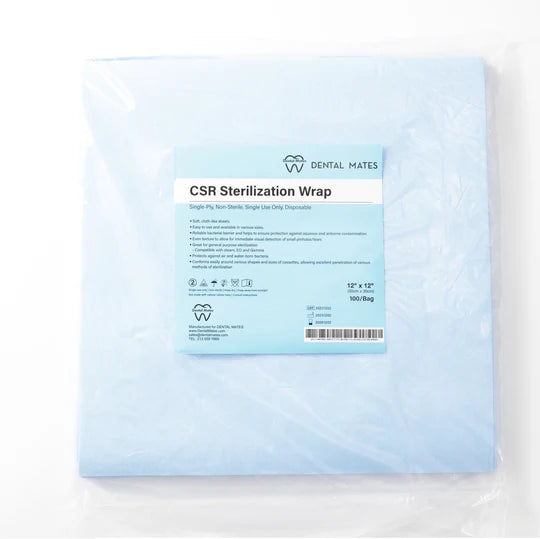 CSR Sterilization Wrapping Paper Blue 100pcs per bag