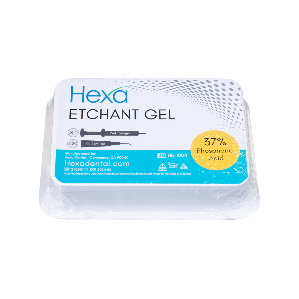 Hexa Etch Gel 37% , 2ml , 4 Syringes Blue