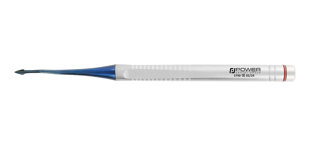 Accu Lux-Tome Spade Elevator In, Serrated Titanium