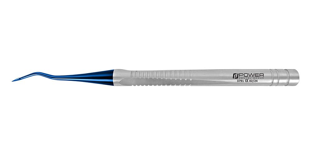 Accu Lux-Tome Spade Elevator Out, Serrated Titanium