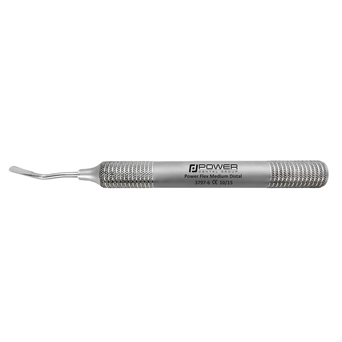 Power Flex Accu Lux-Tome Elevator Medium Distal, Serrated