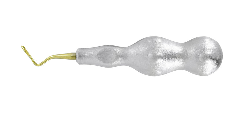 POWER TWIST ROOT TIP PICK 2 MM, CURVED-LEFT, TITANIUM