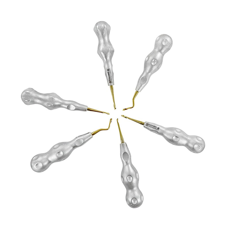 POWER TWIST PERIOTOMES & ELEVATORS KIT, TITANIUM – SET OF 6