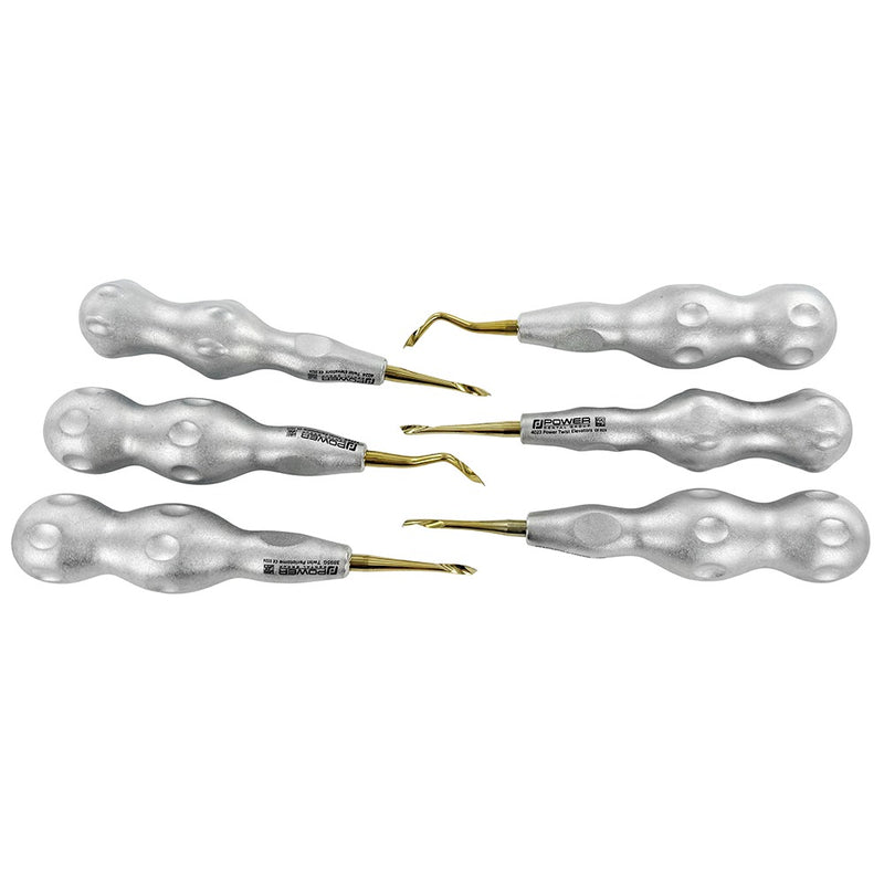 POWER TWIST PERIOTOMES & ELEVATORS KIT, TITANIUM – SET OF 6