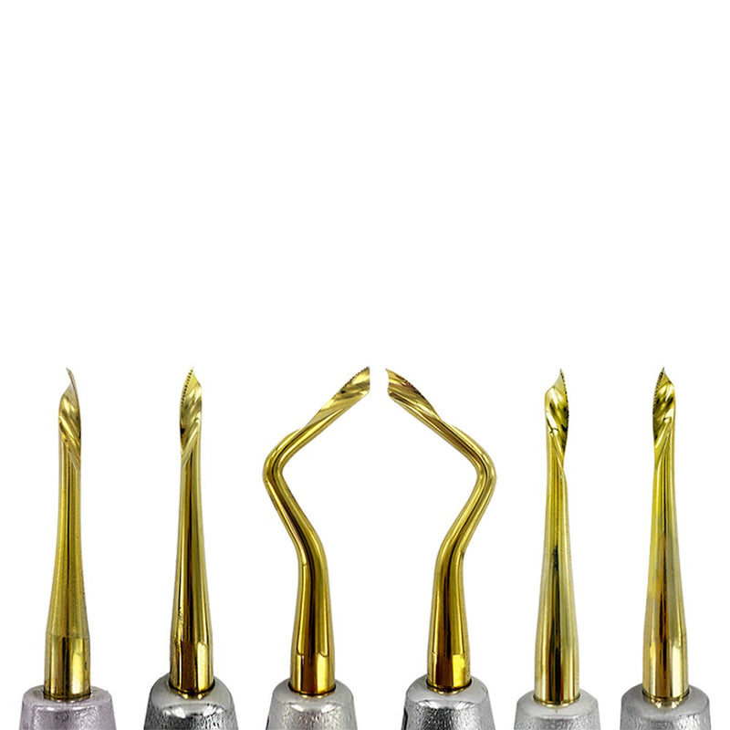 POWER TWIST PERIOTOMES & ELEVATORS KIT, TITANIUM – SET OF 6