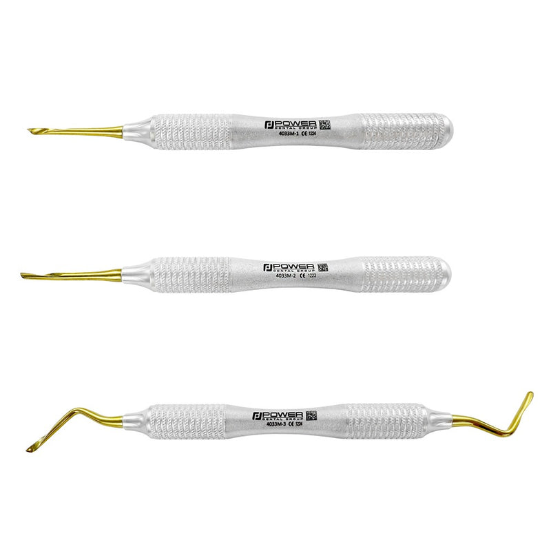 POWER FLEX TWIST ROOT PICK KIT – TITANIUM, SET OF 3