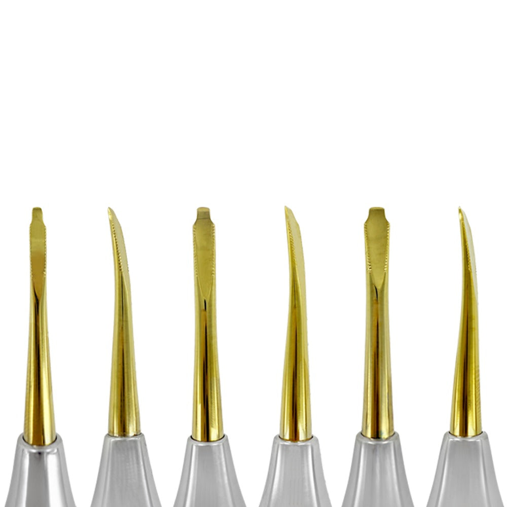 POWER FLEX LUXATOR KIT, TITANIUM – SET OF 6