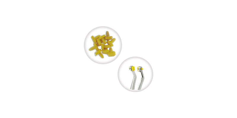 CROWN REMOVING PLIERS #4607 YELLOW SILICONE TIPS ONLY (10-PACK)