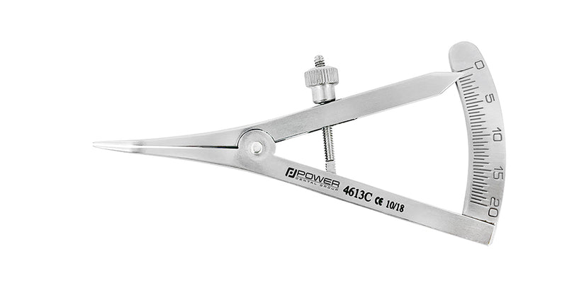 CALIPER CASTROVIEJO CURVED, 10 CM