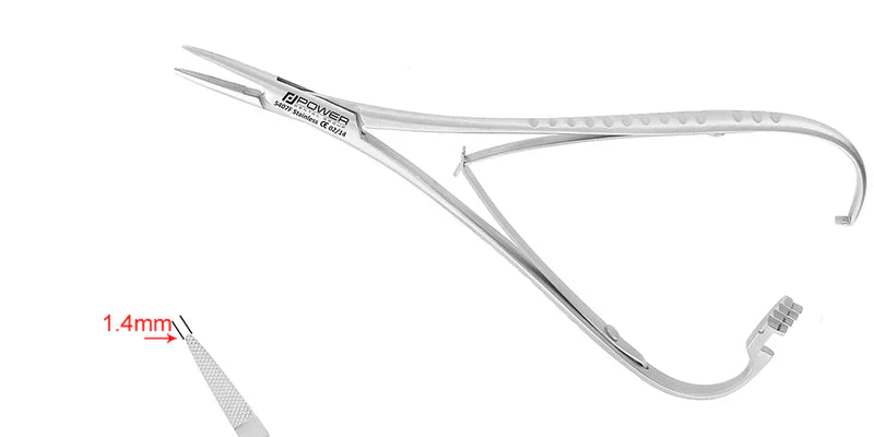Mathieu Needle Holder – Fine Thin Tip (1.4 mm), 14 cm