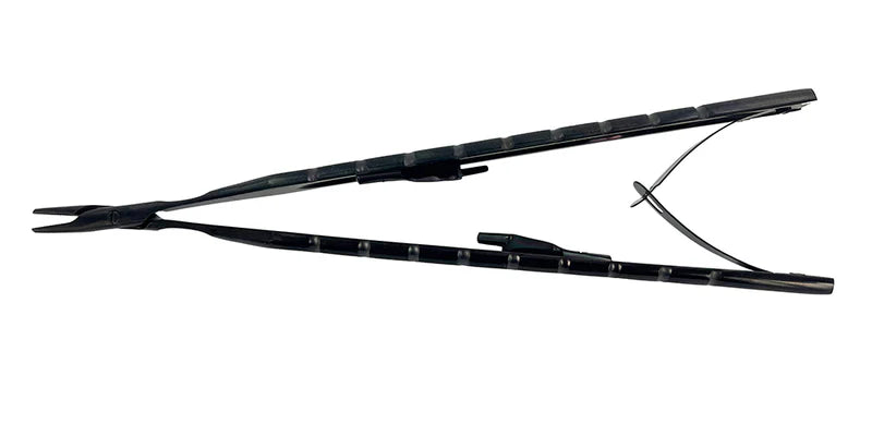 Power Straight Needle Holder Castroviejo – Titanium, T/C, 16 cm – Black Edition