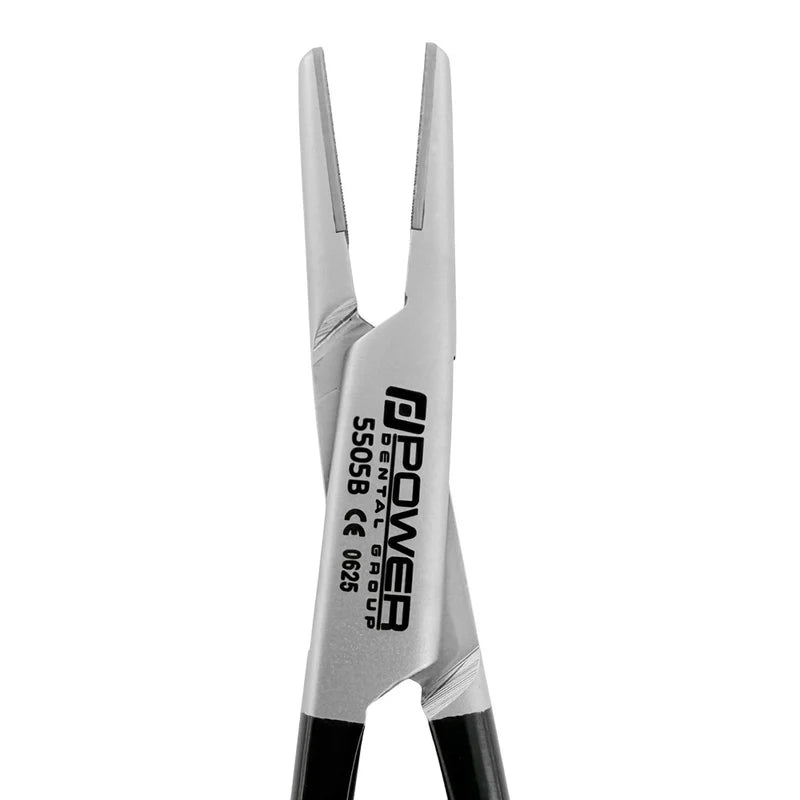 Crile-Wood Needle Holder – Straight, TC Jaws, 15 cm – Black Edition