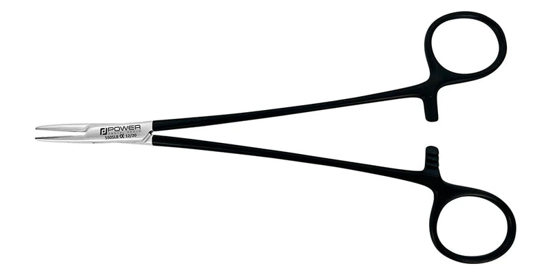 Straight Needle Holder Crile-Wood T/C, Black Edition, 18 cm