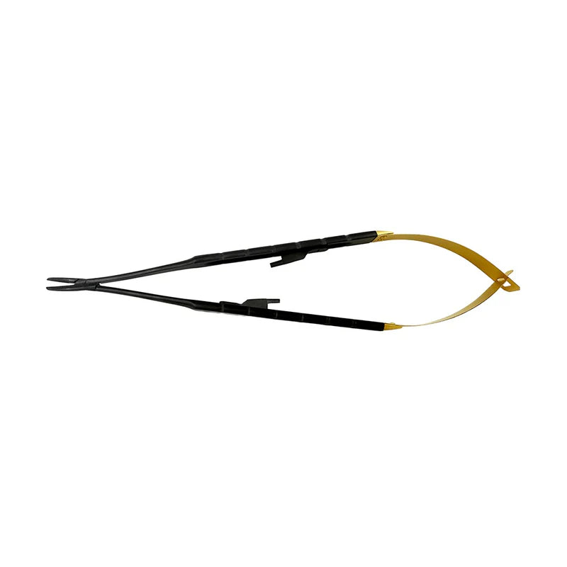 Curved Needle Holder Castroviejo – Black Edition, 18 cm