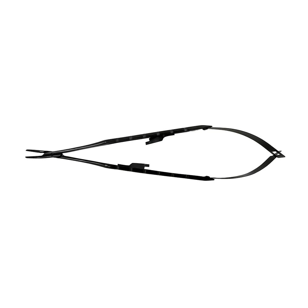 Power Curved Needle Holder Castroviejo – Titanium, T/C, 18 cm – Black Edition