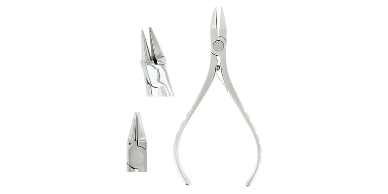 Orthodontic Long Beak Plier 13 cm, 1-Groove