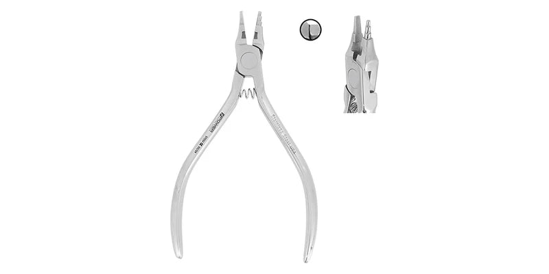 Orthodontic Tweed Plier Loop Forming, Three Barrel, Soft Wire