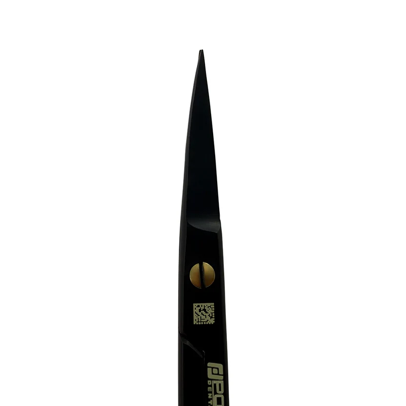 Kelly Super Cut Suture Scissors – Curved, 6.3 in (16 cm) – Black Titanium
