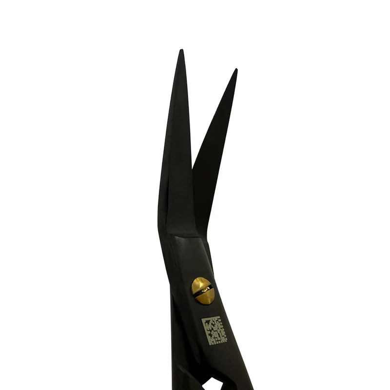 Dean Super Cut Suture Scissors – Curved, 6.9 in (17.5 cm) – Black Titanium