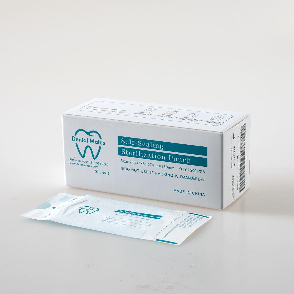 Self-Sealing Autoclave Sterilization Pouches 200pcs per box, 10 boxes/case for most sizes; 5 boxes/case 10 1/2x20