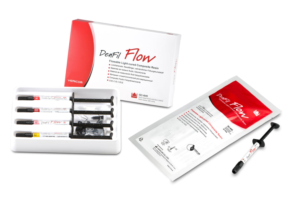 DenFil Flow Light-cured Radiopaque Flowable Composite Resin
