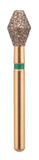 G/038-033 | (811s) 10-Pk , Multi use Gold Diamond Burs Barrel Shaped