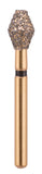 G/038-033 | (811s) 10-Pk , Multi use Gold Diamond Burs Barrel Shaped