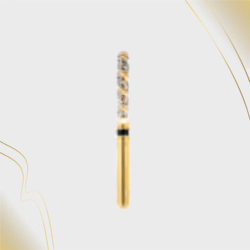 H/141-014S | (H881) 10-Pk , Multi use Gold Diamond Burs Spiral Shaped