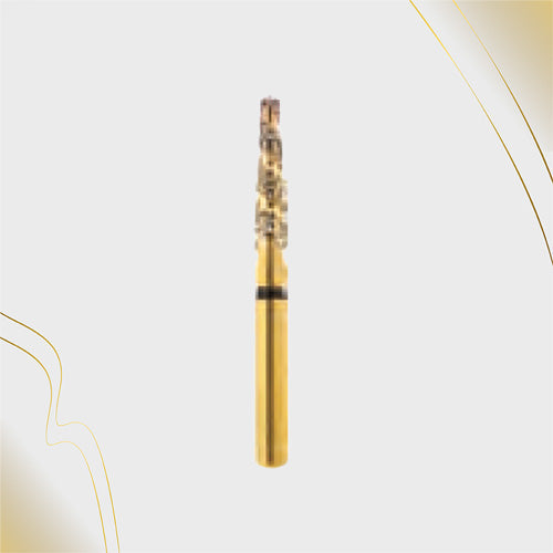 H/198-016S | (H856) 10-Pk , Multi use Gold Diamond Burs. Spiral Shaped