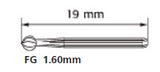 7103 10-pk Multi use Trimming & Finishing Burs. Interproximal Shaped