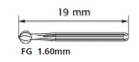 7004 10-pk multi use Trimming & Finishing Burs. Round (Ball) Shaped