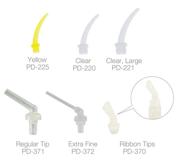 Intra-oral, yellow tips, for yellow HP mixers, 100 pcs. per pack