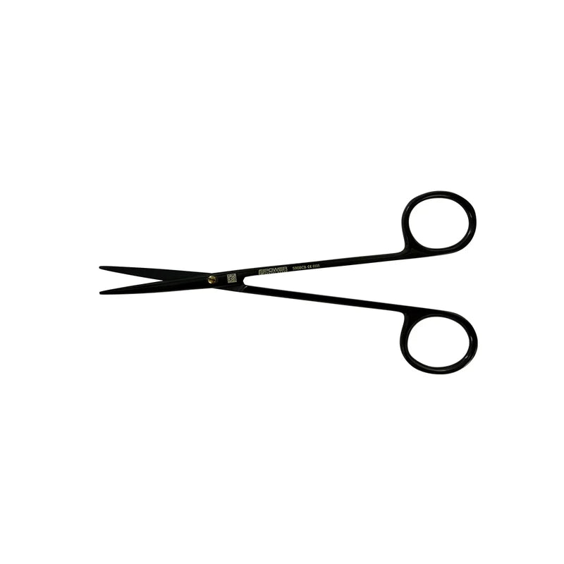 Metzenbaum Super Cut Suture Scissors – Curved, 5.7 in (14.5 cm) – Black Titanium