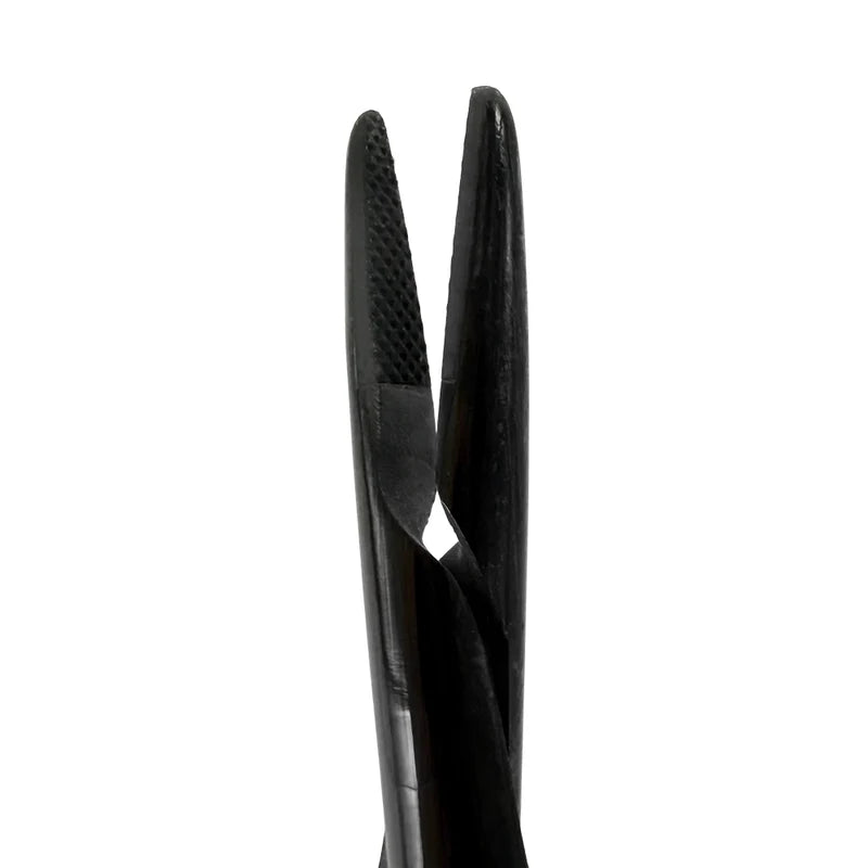 Power Straight Needle Holder Castroviejo – Titanium, T/C, 16 cm – Black Edition