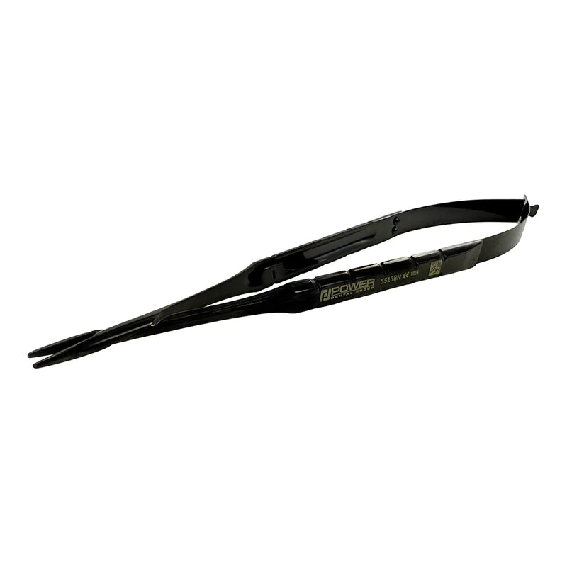 Power Straight Needle Holder Castroviejo – Titanium, T/C, 16 cm – Black Edition