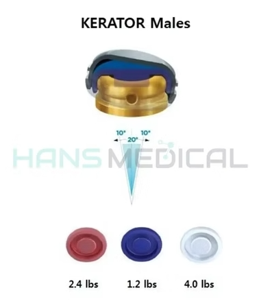 Male Cap (4pcs/Pack) - Pink