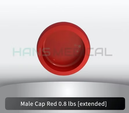 Extended range Male Cap (4pcs/Pack) - Red