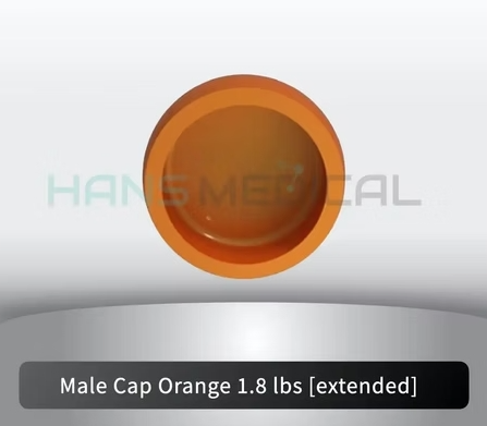 Extended range Male Cap (4pcs/Pack) - Orange