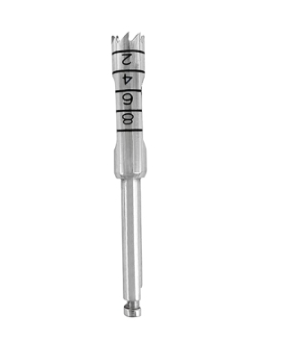 Trephine Bur Short Sink 4 mm / 3.2 mm 12.5 mm