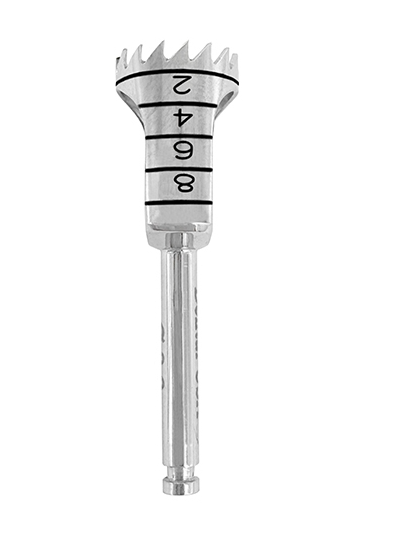 Trephine Bur Short Sink 8 mm / 7.2 mm 12.5 mm