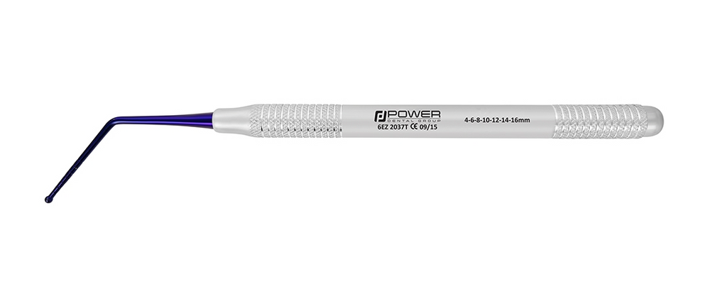 Bone Depth Gauge 4-6-8-10-12-14-16 mm, Titanium