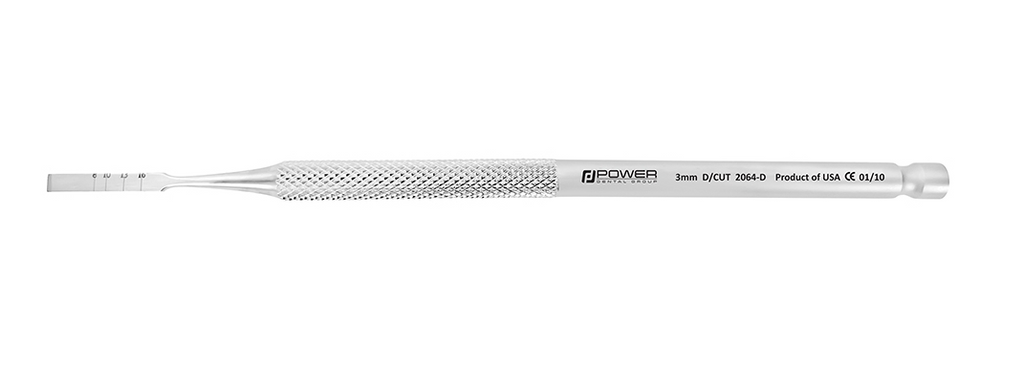 Ridge Split Chisel 3 mm Double Cut (8-10-13-16 mm)